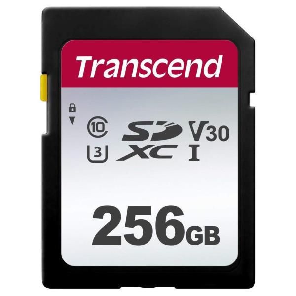 Transcend 300S - Scheda di memoria flash - 256 GB - Video Class V30 / UHS-I U3 …
