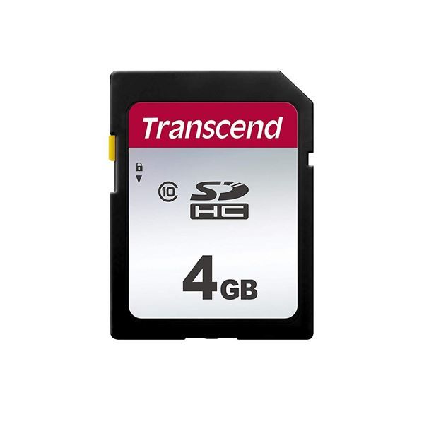 Transcend 300S - Scheda di memoria flash - 4 GB - Class 10 - SDHC
