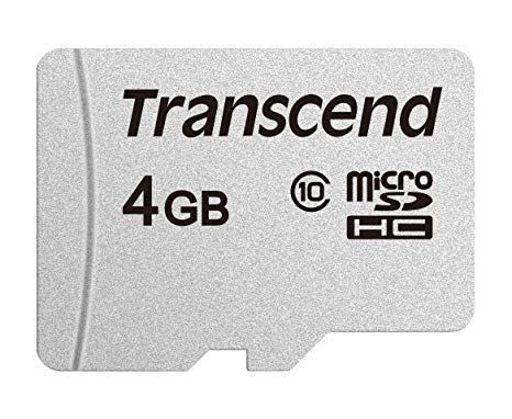 Transcend 300S - Scheda di memoria flash - 4 GB - Class 10 - microSDHC