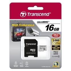 Transcend High Endurance - Scheda di memoria flash (adattatore microSDHC per SD…