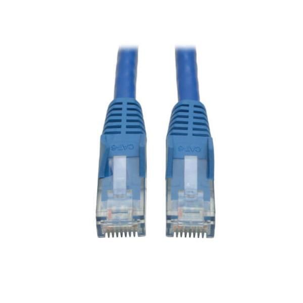 Tripp Lite 1ft Cat6 Gigabit Snagless Molded Patch Cable RJ45 M/M Blue 1' - Cavo…