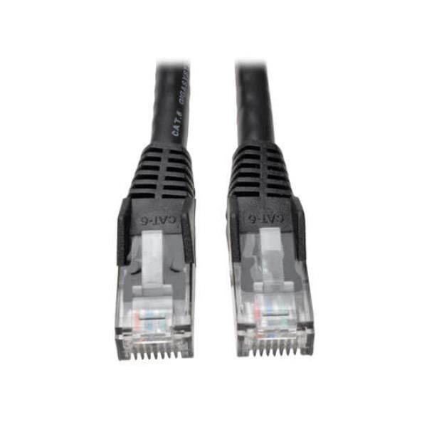 Tripp Lite 5ft Cat6 Gigabit Snagless Molded Patch Cable RJ45 M/M Black 5' - Cav…