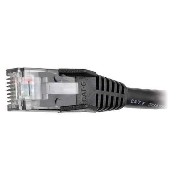 Tripp Lite 7ft Cat6 Gigabit Snagless Molded Patch Cable RJ45 M/M Black 7' - Cav…