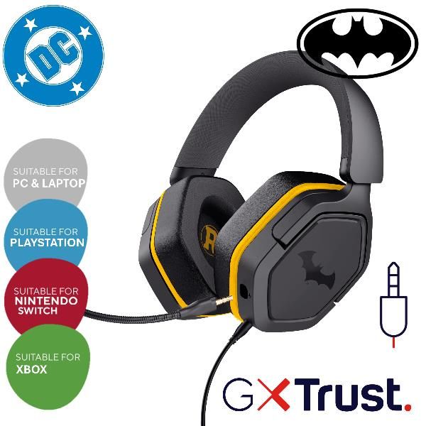 Trust 25784, Cablato, Gaming, 20 - 20000 Hz, 284 g, Auricolare, Nero, Giallo