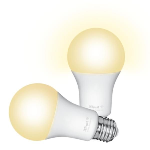 Trust E27 DUO-PACK LED CCT WI-FI 2 Lampadine intelligenti WiFi LED luce bianca …