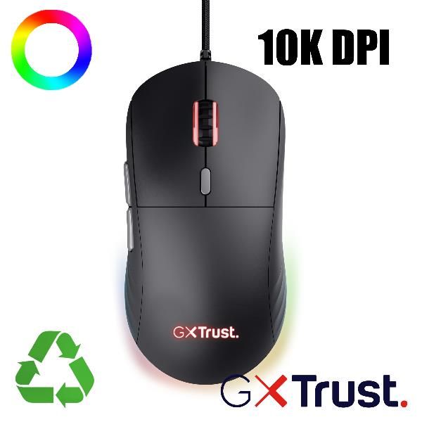 Trust MOUSE GAMING RGB ULTRA LEGGERO 55% PLASTICA RICICLATA GXT 925 REDEX II - …