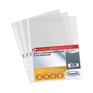 Favorit LINEAR - Busta trasparente - per 220 x 300 mm - trasparente (pacchetto …