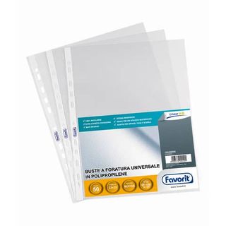 Favorit LINEAR - Busta trasparente - per 230 x 330 mm - trasparente (pacchetto …