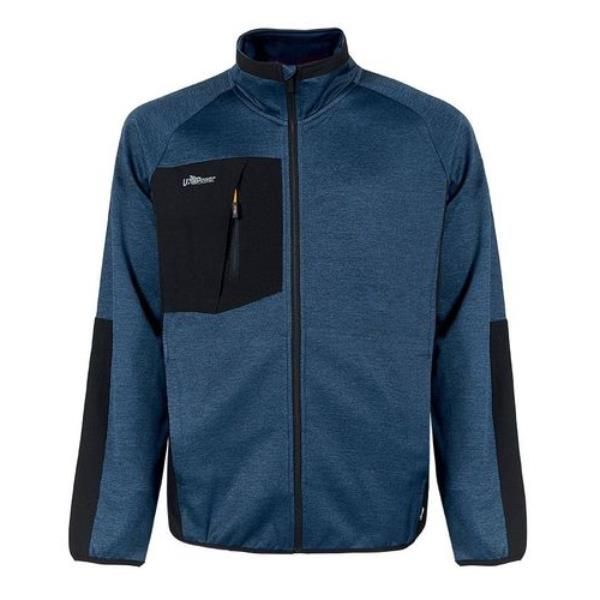 U-POWER FELPA FULL ZIP HULL DEEP BLUE - XL