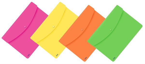 Favorit NEON - Cartelletta portadocumenti - per A4 - disponibile in colori asso…