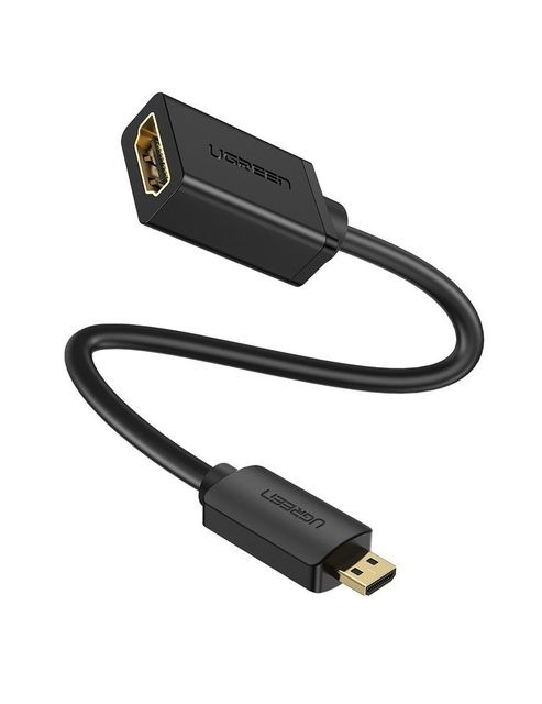 UGREEN Adattatore Micro HDMI maschio a HDMI femmina 22cm(Black)