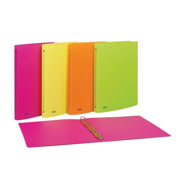 Favorit NEON - Quaderno ad anelli - per 220 x 300 mm - giallo