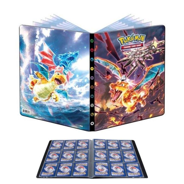 ULTRA PRO - POKEMON - ALBUM 14 PAGINE 9 TASCHE - SCARLATTO E VIOLETTO OSSIDIANA…
