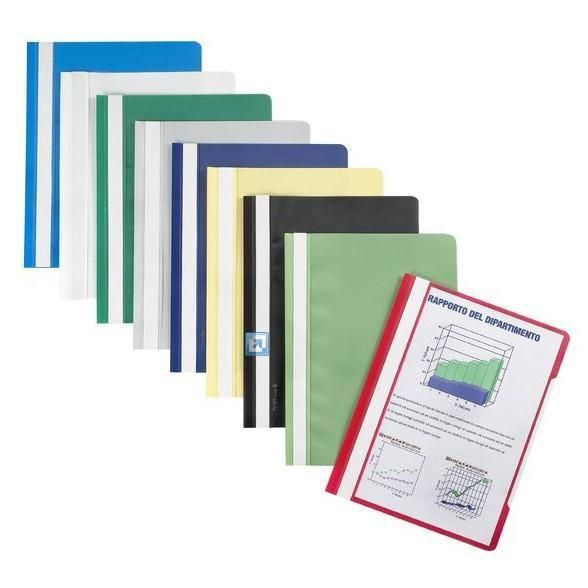 Favorit PRATIC - Cartellina per report - per A4 - blu chiaro con copertina ante…