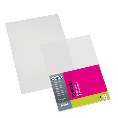Favorit UPOCKET SUPERIOR - Tasca protettiva - per 220 x 300 mm - trasparente (p…