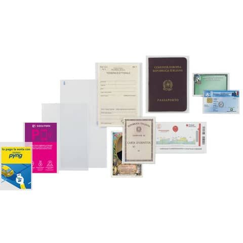 Favorit UPOCKET SUPERIOR - Tasca protettiva - per A5 - trasparente (pacchetto d…