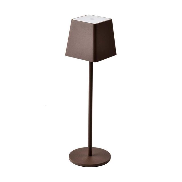 V-TAC LED 2W TABLE LAMP SQ 3000K CORTEN BODY