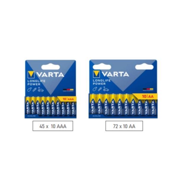 VARTA DISPL TERRA LONGLIFE POWER AA/AAA