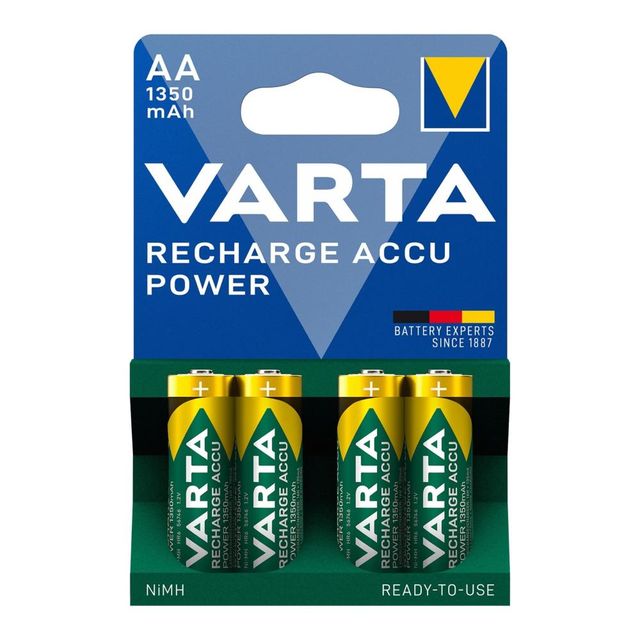 VARTA PILA AA RICARICABILE 1350MAH X4