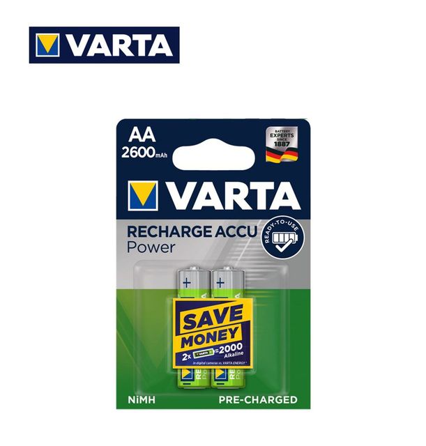 VARTA PILA AA RICARICABILE 2600MAH BL2
