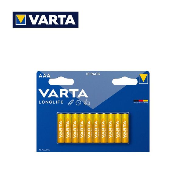 VARTA PILA LONGLIFE MINISTILO AAA ALCALINA BL10