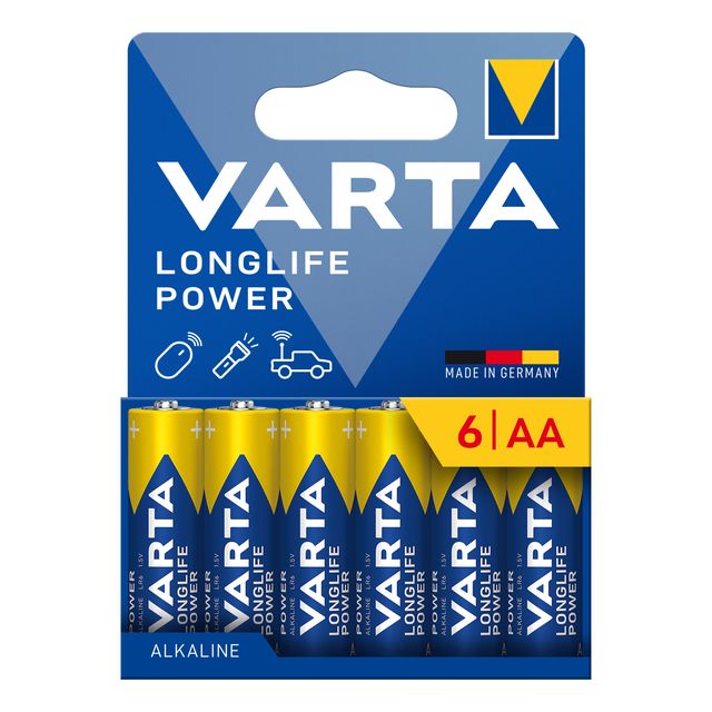 VARTA PILA LONGLIFE POWER STILO AA BL6