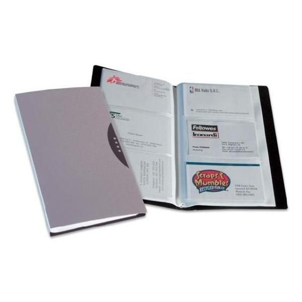 Fellowes - Libro per biglietti da visita - 120 compartimenti - capacità 120 sch…