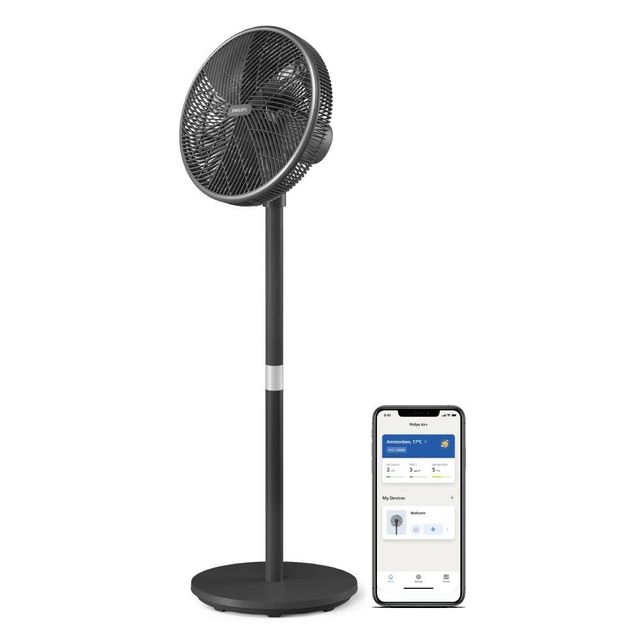 VENTILATORE TOWER FAN 3550 BLACK 2625MCUBI APP SMARTPHONE PIANTANA