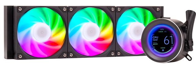 VENTOLA DISSIPATORE A LIQUIDO ARCTIC SPHERE LCD 360 - 360MM (ITLCASL360) UNIVER…