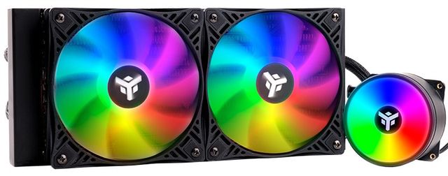 VENTOLA DISSIPATORE A LIQUIDO EVOLIQ 240 RAINBOW - 240MM (ITLCEVOR240)
