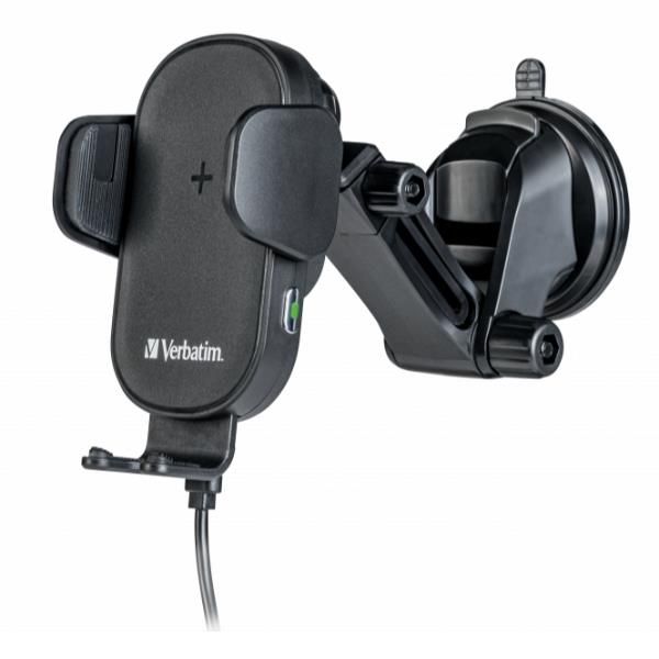 Verbatim FWC-01 - Supporto per caricabatteria wireless per auto - Qi - 15 Watt …