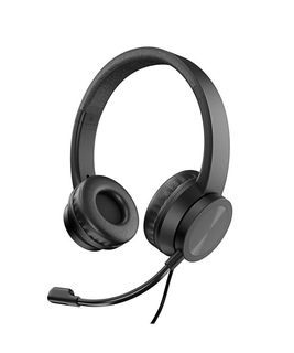 Vultech HS-03 cuffia e auricolare Cablato A Padiglione Ufficio USB tipo A Nero
