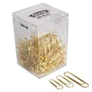 Fermagli ottonati - 125 gr - misure assortite - Leone