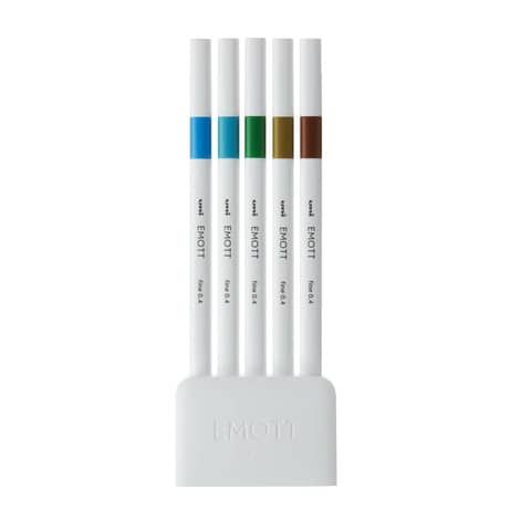 Fineliner Emott - tratto 0.4 mm - colori assortiti island - Uni Mitsubishi - co…