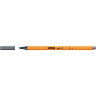 Fineliner Point 88 - tratto 0,4 mm - grigio scuro 96 - Stabilo