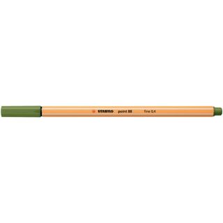 Fineliner Point 88 - tratto 0,4 mm - verde mimetico 35 - Stabilo