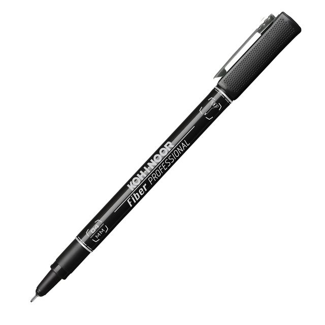 Fineliner Professional Fiber - 0,4mm - nero - Koh.I.Noor