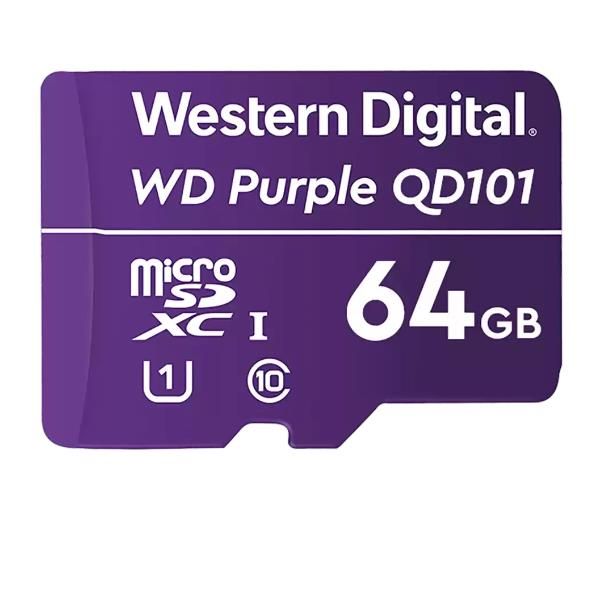 WD Purple SC QD101 WDD064G1P0C - Scheda di memoria flash - 64 GB - UHS-I U1 / C…