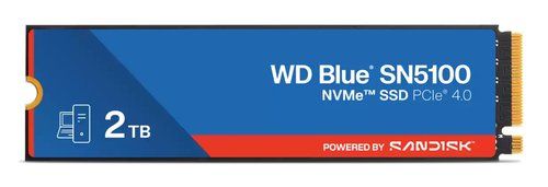 WESTERN DIGITAL BLUE SN5100 SSD 2TB M.2 2280 NVMe INTERNO PCI Express 4.0 QLC 3…