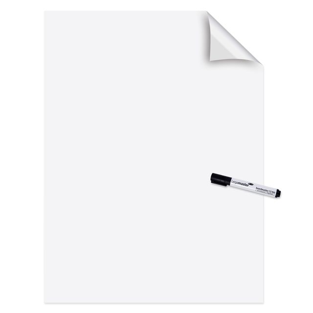 Fogli elettrostatici Magic Chart - 60 x 80 cm - bianco lucido - Legamaster - ro…