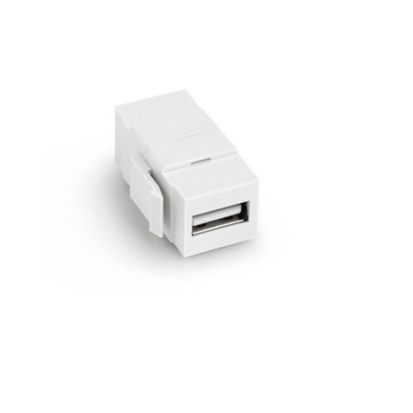 WP EUROPE ACCOPPIATORE USB KEYSTONE BIANCO