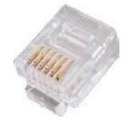 WP EUROPE CF10 PLUG 6P6C CAT.3 CAVO PIATTO