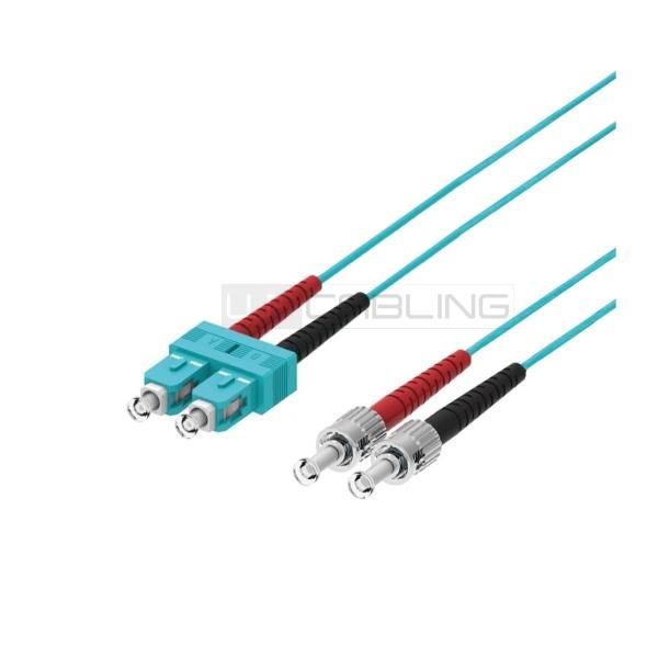 WP EUROPE PATCH 2FO OM3 LCD/2ST AQUA 10M