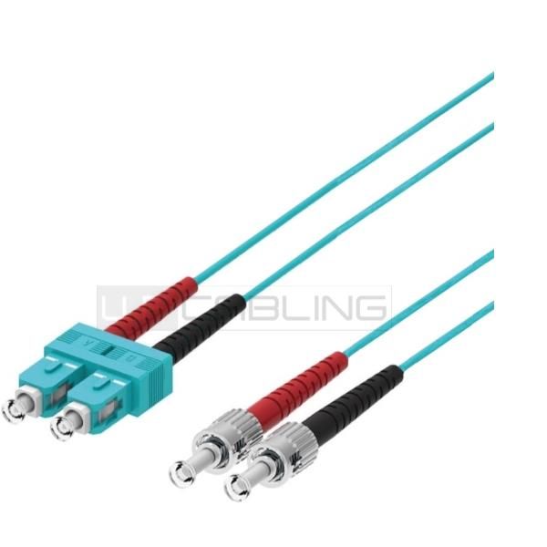 WP EUROPE PATCH 2FO OM3 LCD/2ST AQUA 7.5M