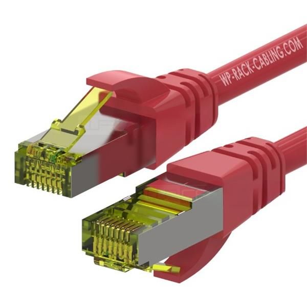 WP EUROPE PATCH S/FTP CAT.6A LSHF ROSSO 0.5M