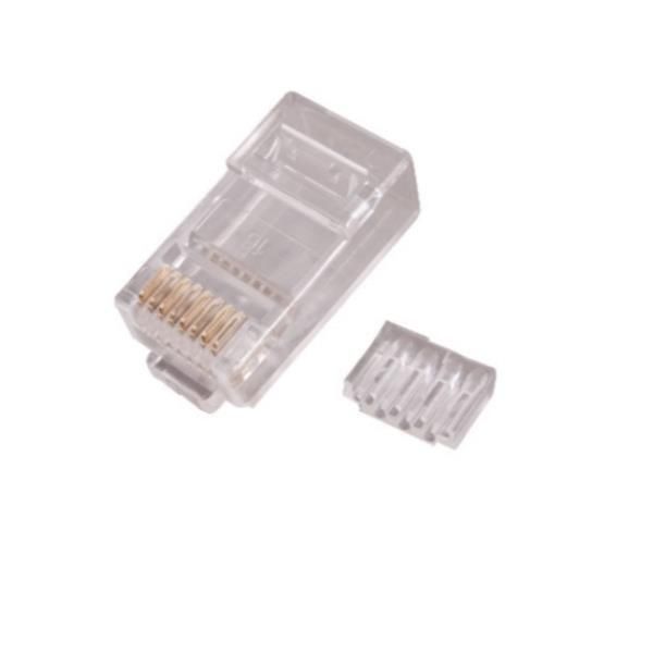 WP EUROPE PLUG RJ45 UTP CAT.6 PER CAVO TONDO FLESSIBILE CF10 PZ