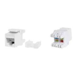 WP EUROPE PRESA RJ45U CAT.6 180 GRADI BIAN