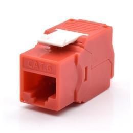 WP EUROPE PRESA RJ45U CAT.6 ROSSO