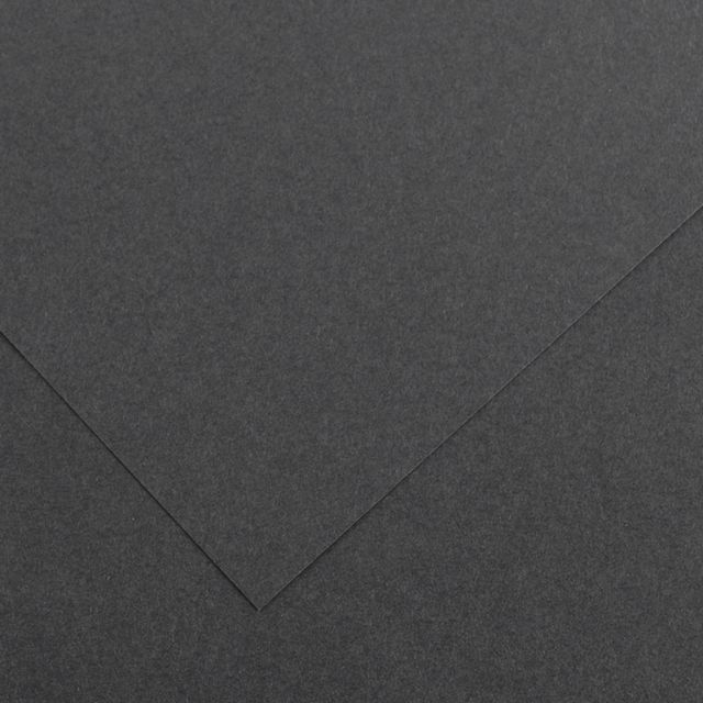 Foglio Colorline - 70x100 cm - 220 gr - grigio scuro - Canson