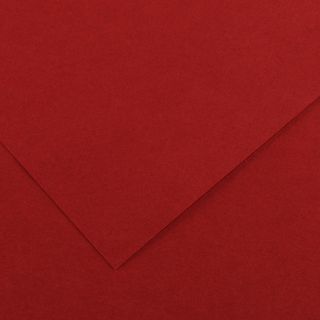 Foglio Colorline - 70x100 cm - 220 gr - rosso granata - Canson